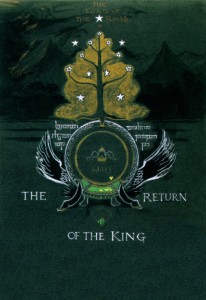 Tolkien's cover for The Return of the King
