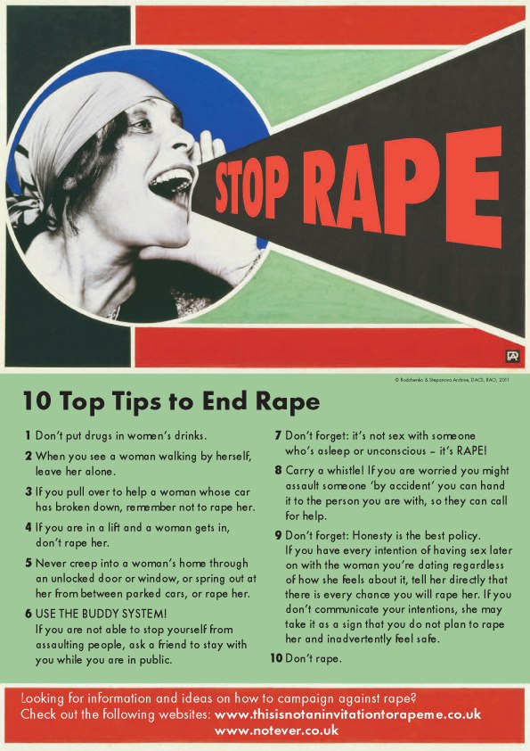 Exhibit A: How To Stop Rapes (But Not So Much Other Crimes)