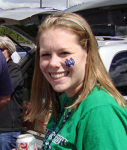 Lizzy Seeberg, who committed suicide after being harassed for reporting a Notre Dame football player for sexual assault. The connection between football culture and rape seems a lot stronger than the Ensign and rape, but one of these targets is easier to attack than the other.