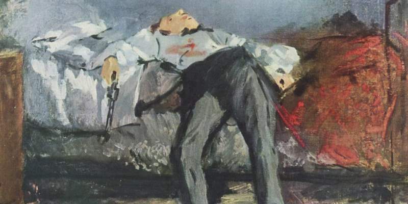 861 - The Suicide of Edouard Manet LARGE