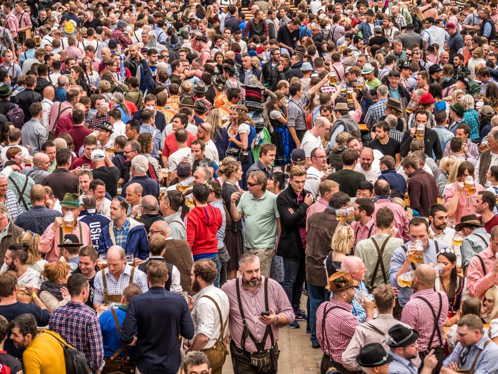 Non-Mormons enjoying Oktoberfest.