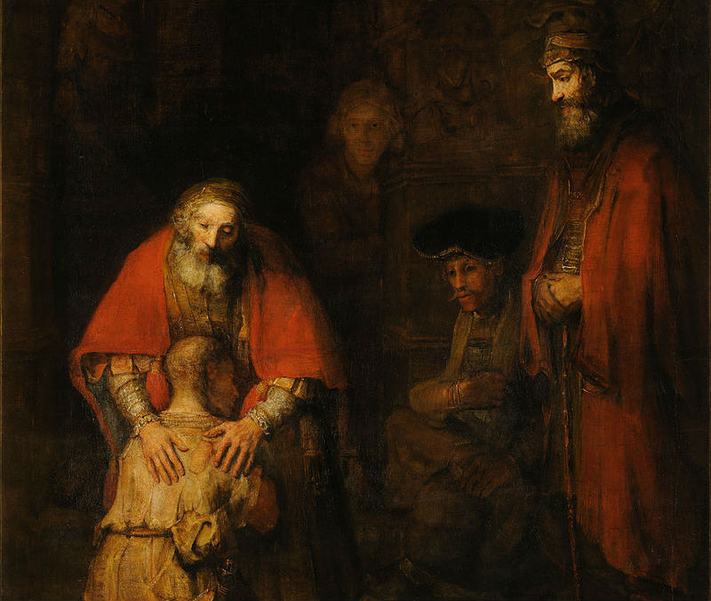 Rembrandt - Return of the Prodigal Son CROPPED