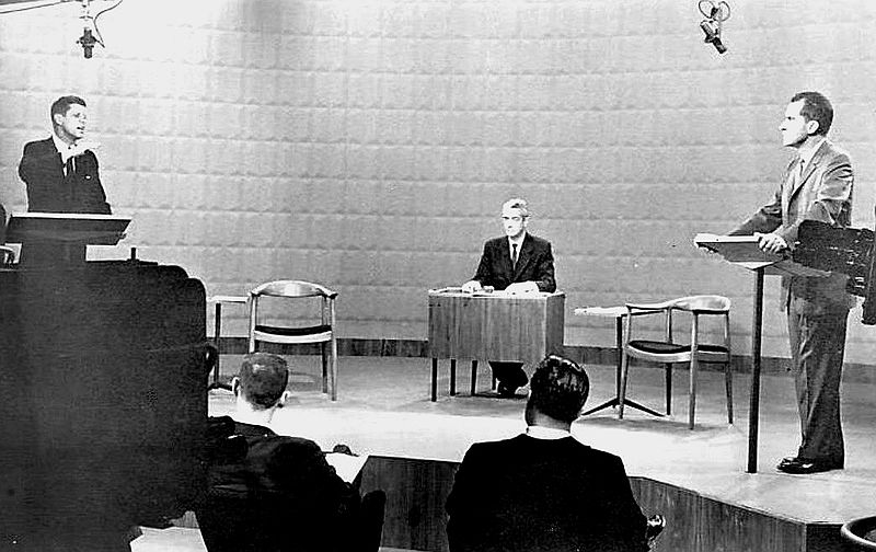 First 1960 Presidential Debate. (Wikimedia commons)